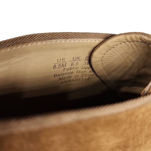 Franco Sarto Desert Wedge Chestnut Suede Light Brown Booties Women's Size 8.5M - Picture 3 of 10